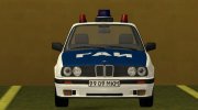 BMW E30 Милиция 1988 for GTA San Andreas miniature 3
