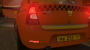 Dacia Logan Taxi для GTA 4 миниатюра 11