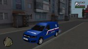 Lada Largus Почта России for GTA San Andreas miniature 3