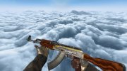 AK-47 Дамасская сталь para Counter-Strike Source miniatura 1