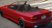 BMW M3 E36 Cabrio para GTA 4 miniatura 3