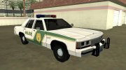 Ford LTD Crown Victoria 1991 Miami Dade Metro Police для GTA San Andreas миниатюра 2