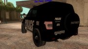УАЗ Patriot American Police para GTA San Andreas miniatura 4
