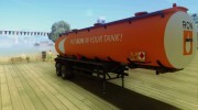 GTA V RON Tanker Trailer para GTA San Andreas miniatura 3