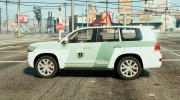 Toyota Land Cruiser Saudi Traffic Police for GTA 5 miniature 2