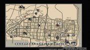 Иконки карты в стиле Red Dead Redemption 2 для GTA San Andreas миниатюра 5