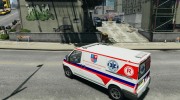 Ford Transit Polish Ambulance for GTA 4 miniature 3