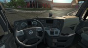 Mercedes Actros MP4 DHL Tandem для Euro Truck Simulator 2 миниатюра 5