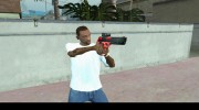 Desert Eagle black and red para GTA San Andreas miniatura 2