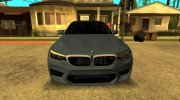 BMW M5 2018 для GTA San Andreas миниатюра 4