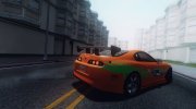 1998 Toyota Supra (JZA80) для GTA San Andreas миниатюра 7