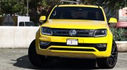 2018 Volkswagen Amarok V6 для GTA 5 миниатюра 2
