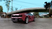 Lamborghini Gallardo LP560 для GTA San Andreas миниатюра 4