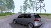 VW Golf mk6 Edit para GTA San Andreas miniatura 2