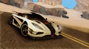 Koenigsegg One 2014 для GTA San Andreas миниатюра 1