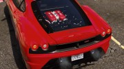 Ferrari F430 Scuderia для GTA 5 миниатюра 11
