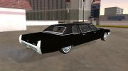 Cadillac DeVille Limousine 1972 para GTA San Andreas miniatura 3