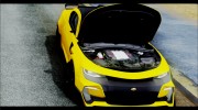 Chevrolet Camaro SS 2016 Bumblebee Transformers 5 v1.1 for GTA San Andreas miniature 6