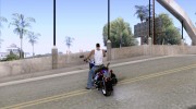 Harley Davidson FLSTF (Fat Boy) v2.0 Skin 4 for GTA San Andreas miniature 3