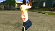 Футболка Gangsta для GTA San Andreas миниатюра 5