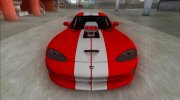 Dodge Viper GTS Drag para GTA San Andreas miniatura 5