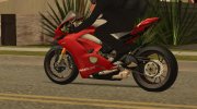 Ducati Panigale V4 R (2019) para GTA San Andreas miniatura 3