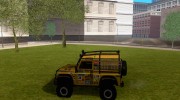 Land Rover Defender Off-Road para GTA San Andreas miniatura 2