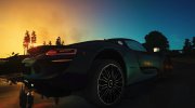 Porsche 918 Spyder для GTA San Andreas миниатюра 3