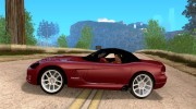 Dodge Viper SRT-10 Roadster для GTA San Andreas миниатюра 2