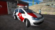Volkswagen SpaceFox 2014 (SA Style) - PMESP (Полиция) для GTA San Andreas миниатюра 2
