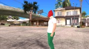 Skin GTA V Online 2015 в красной маске for GTA San Andreas miniature 4