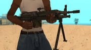 M249 Light Machine Gun para GTA San Andreas miniatura 1