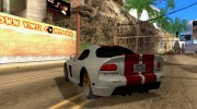 Dodge Viper SRT-10 (Золотой вайпер) for GTA San Andreas miniature 3