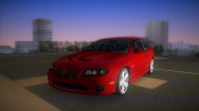 Pontiac GTO 6.0 2005 для GTA Vice City миниатюра 1