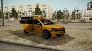 Opel Astra Taxi для GTA San Andreas миниатюра 5
