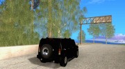 AMG H2 HUMMER SUV FBI para GTA San Andreas miniatura 4