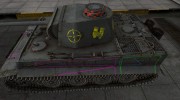 Контурные зоны пробития PzKpfw VI Tiger for World Of Tanks miniature 2