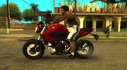 Yamaha XJ6 2013 для GTA San Andreas миниатюра 3