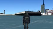 Боец спецназа (PvE) из Варфейс для GTA San Andreas миниатюра 4