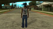 Белая майка непонятная para GTA San Andreas miniatura 2