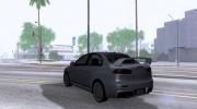 Mitsubishi Lancer Evolution X for GTA San Andreas miniature 2
