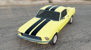 Ford Mustang Fastback (63A) 1967 для BeamNG.Drive миниатюра 6