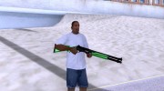 Зеленый дробовик для GTA San Andreas миниатюра 3