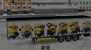 Minions trailer para Euro Truck Simulator 2 miniatura 3