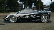 McLaren F1 ELITE Police [ELS] for GTA 4 miniature 2