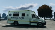 SAMU Paris (Ambulance) para GTA 4 miniatura 5