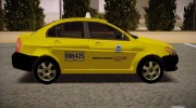 Hyunday Accent Taxi Colombiano para GTA San Andreas miniatura 3