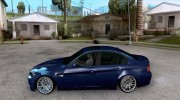 BMW M3 E90 Sedan 2009 for GTA San Andreas miniature 2
