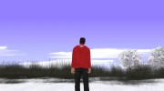 Skin GTA Online в красной куртке для GTA San Andreas миниатюра 5