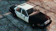 1999 Ford Crown Victoria Slicktop LSPD for GTA 5 miniature 4